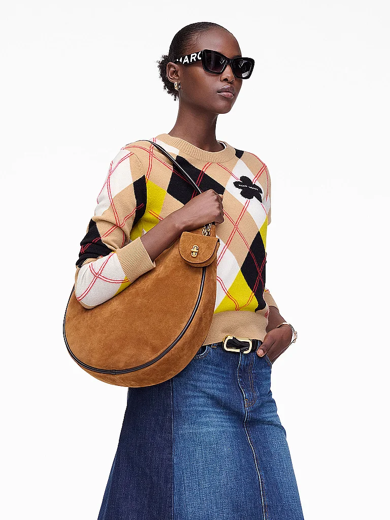 Marc JACOBS Ledertasche - Hobo Bag THE LARGE HOBO camel damen 2